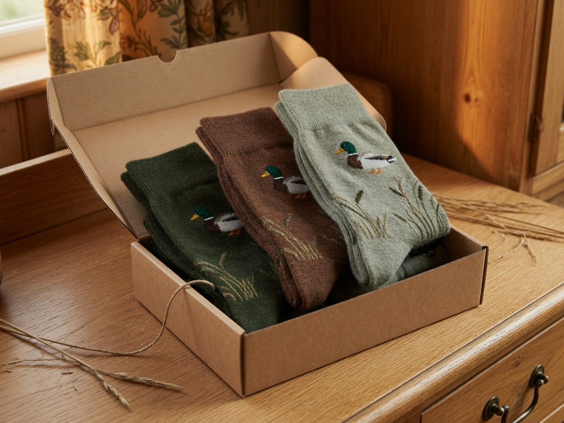 Duck sock trio — Three pairs. One drawer. Not a singleton novelty sock.