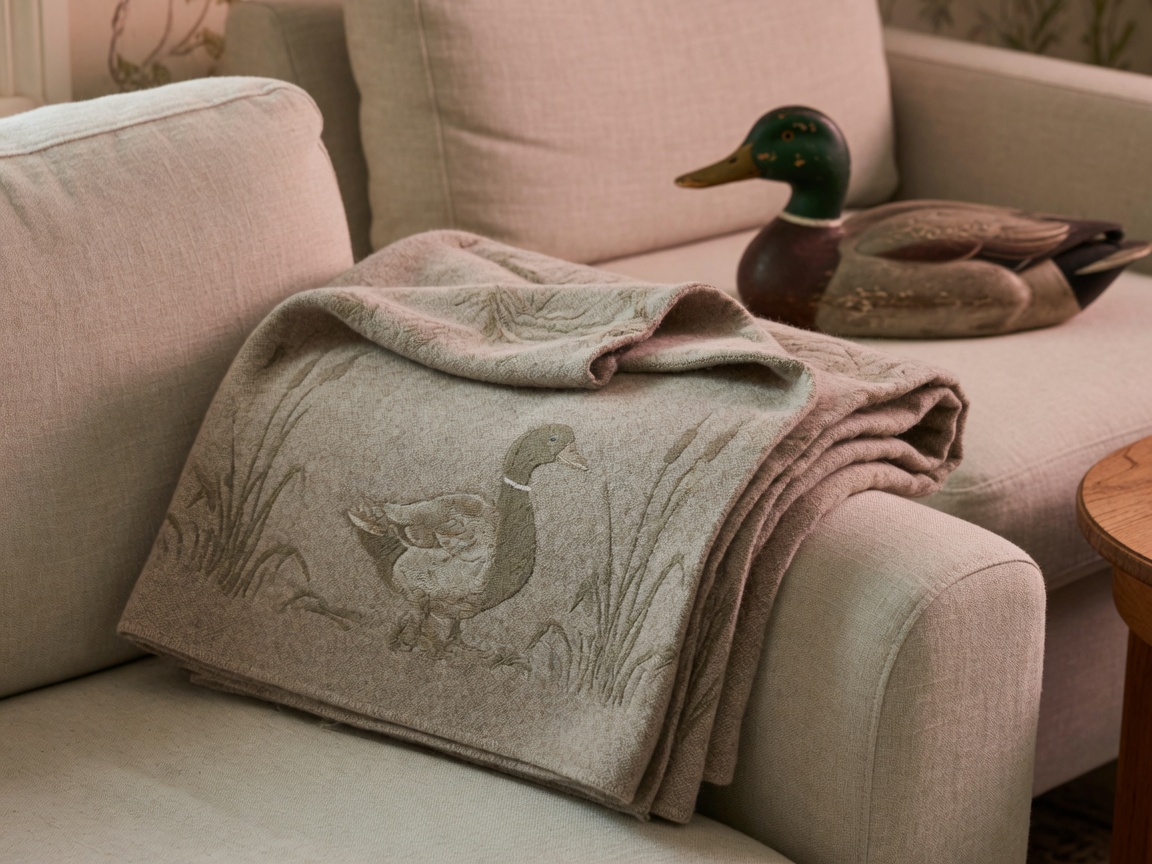 Duck throw — A blanket they will actually sit under